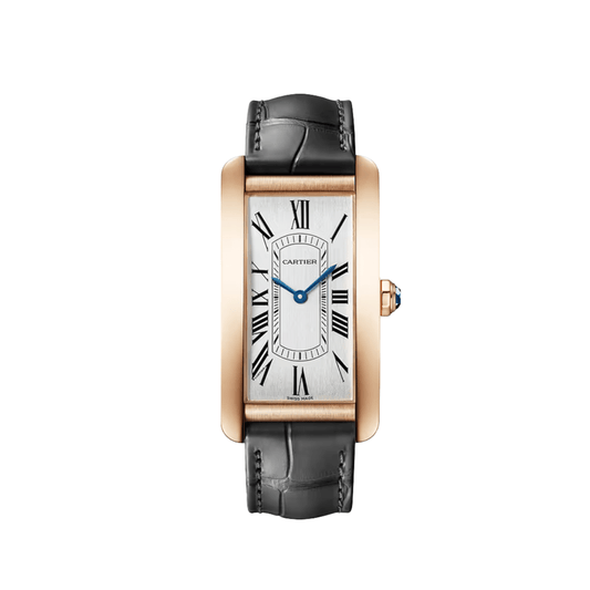Cartier Tank Americaine Large WGTA0134 Yellow Gold Silver Dial
