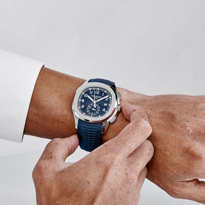 Patek Philippe Aquanaut 5968G-001 White Gold Blue Dial (2025)