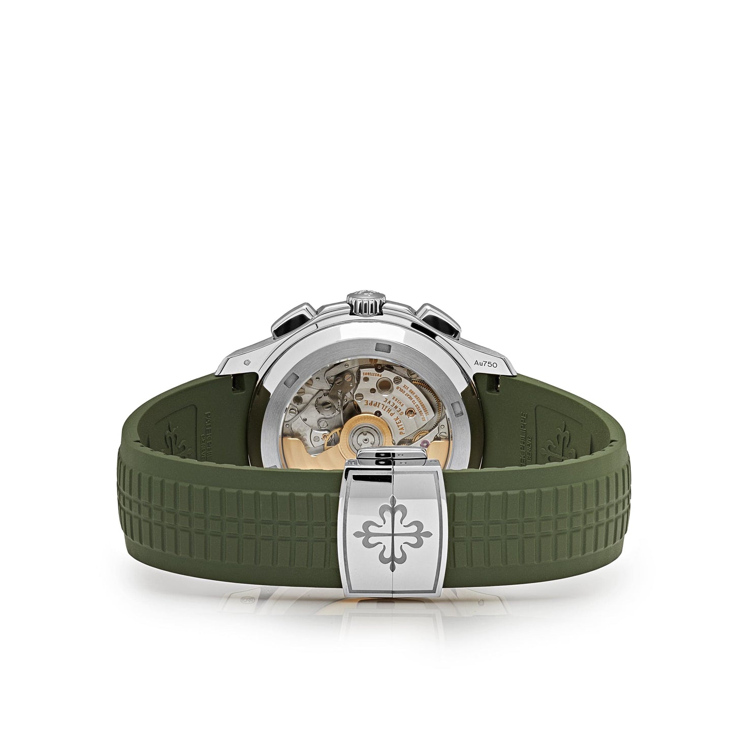 Patek Philippe Aquanaut 5968G-010 Chronograph White Gold Khaki Green Dial (2023)