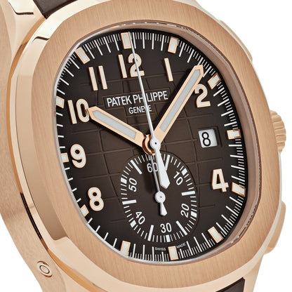 Patek Philippe Aquanaut 5968R-001 Chronograph Rose Gold Brown Dial