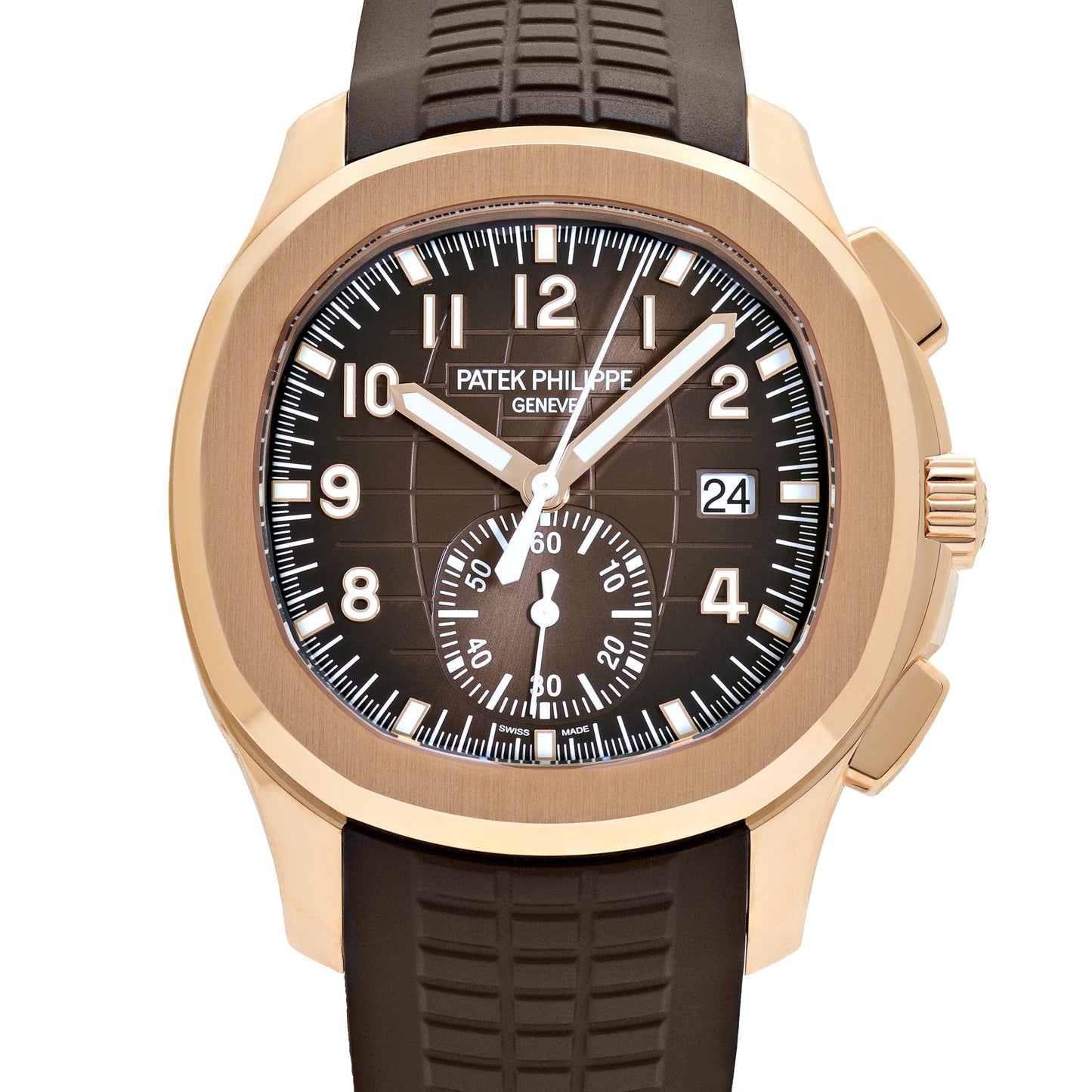Patek Philippe Aquanaut 5968R-001 Chronograph Rose Gold Brown Dial