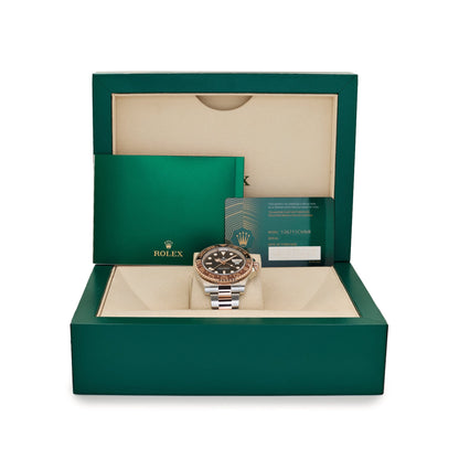 Rolex GMT-Master II 126711CHNR 'Root Beer' Stainless Steel Rose Gold Black Dial (2021)