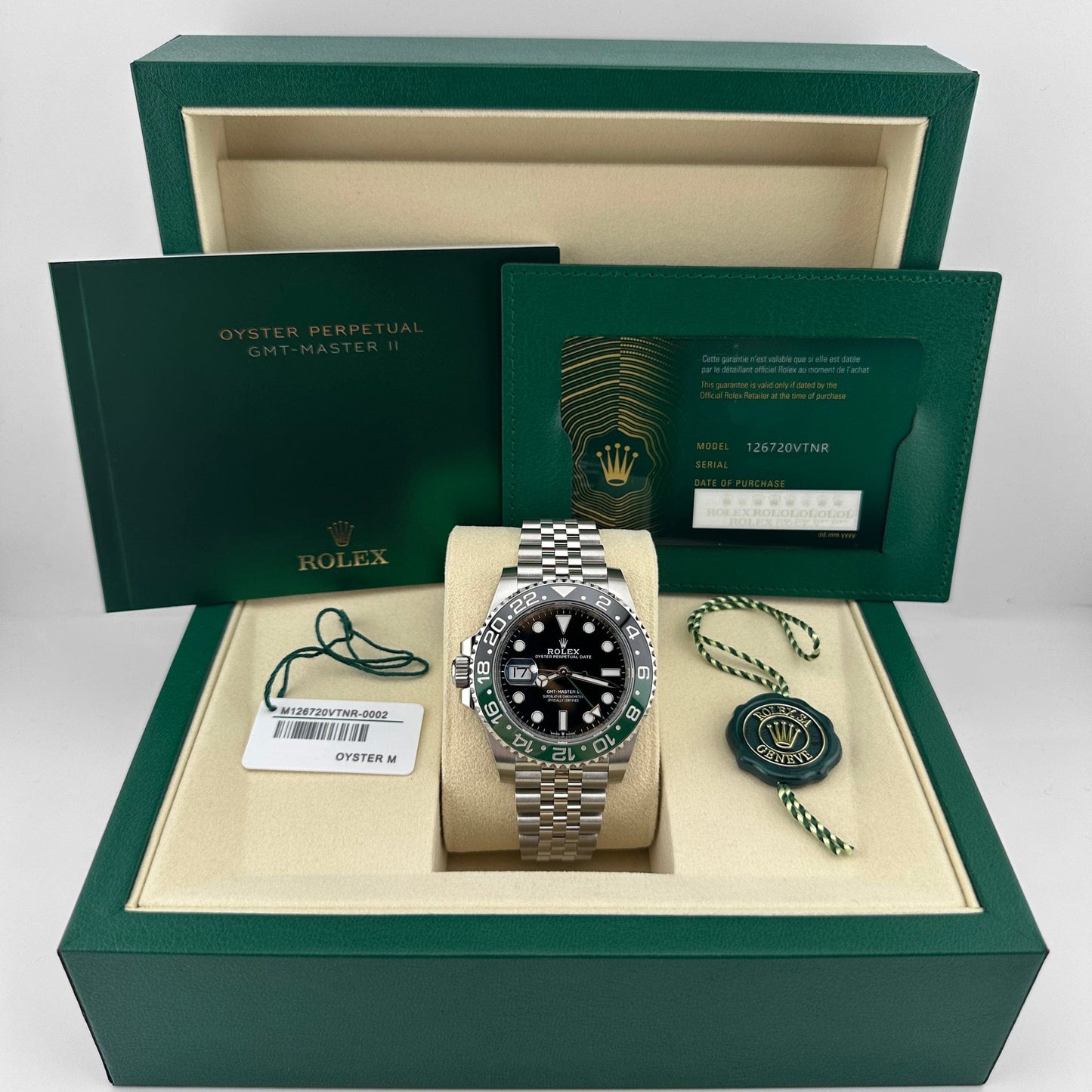 Rolex GMT-Master II 126720VTNR 'Sprite' Lefty Stainless Steel Jubilee (2025)