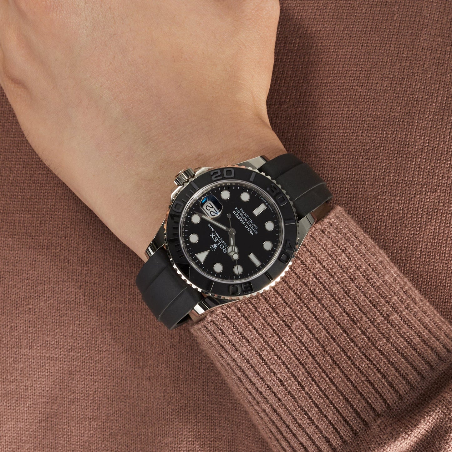 Rolex Yacht-Master 42 226659 White Gold Black Dial